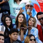 Argentina Fans cheer in Copa america